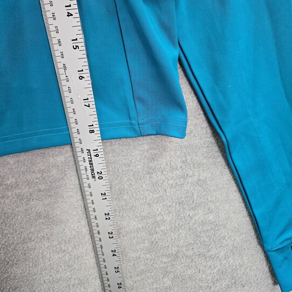 Columbia Women‎ Activewear Top Large Blue Sculpt Training Crop Shirt NWT - Picture 6 of 12